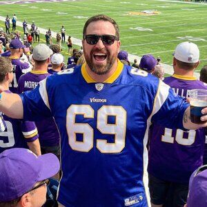 🏈 Jared Allen #69 Reebok OnField Vikings Jersey